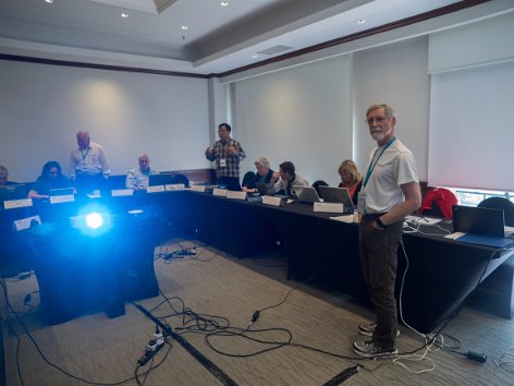 Meeting and hotel